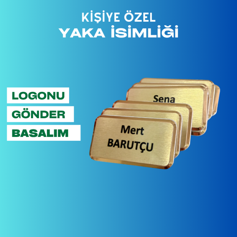 Dikdörtgen Model Yaka İsimliği