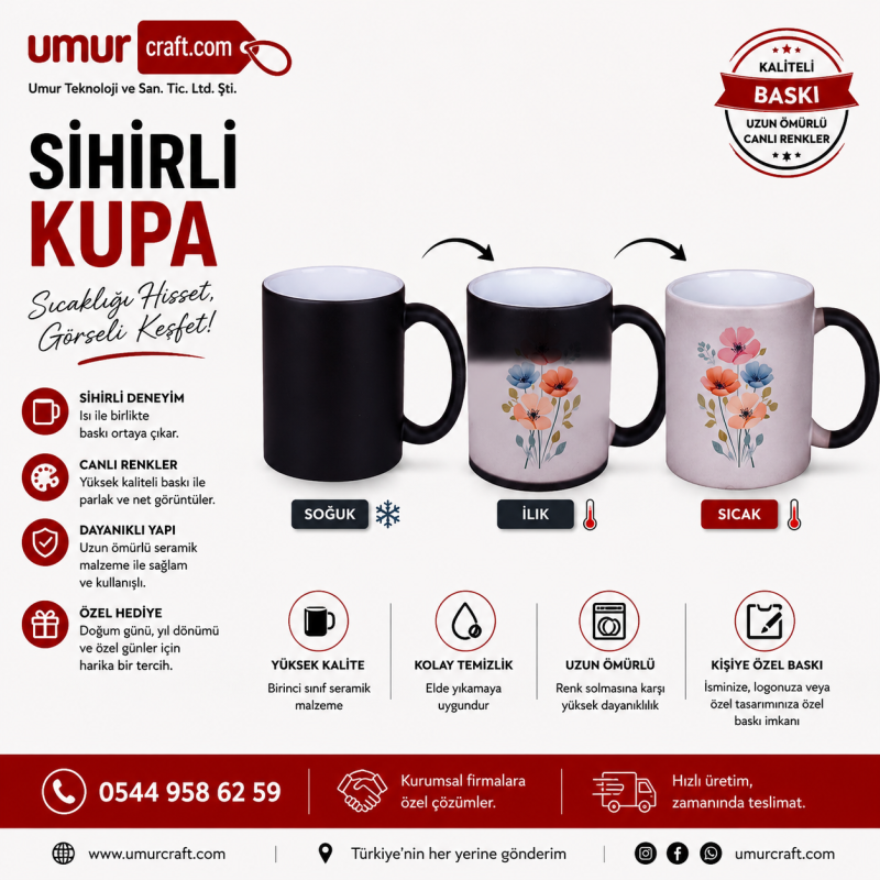 Sihirli Kupa Resim Baskılı